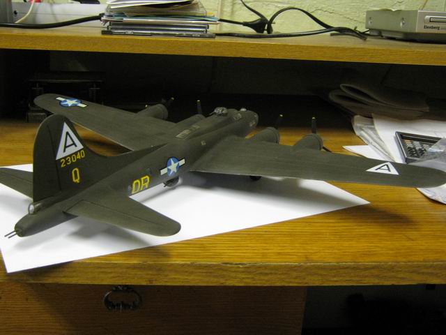 Модель бомбардировщика B-17