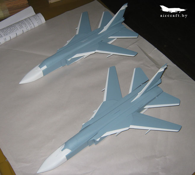 Модели самолетов Су-24М в Минске