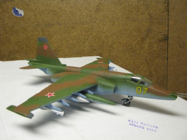 Модель самолета Су-25